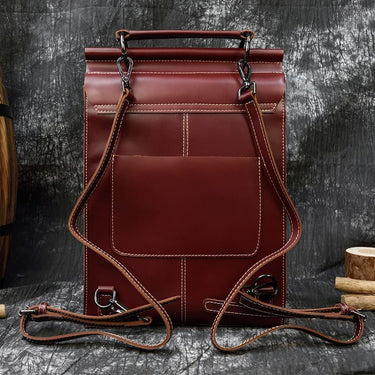 Mochilas Para Hombre Piel detras